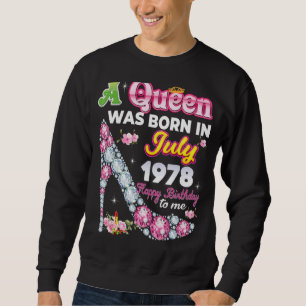 In juli 1978 werd een koningin geboren, een gelukk trui