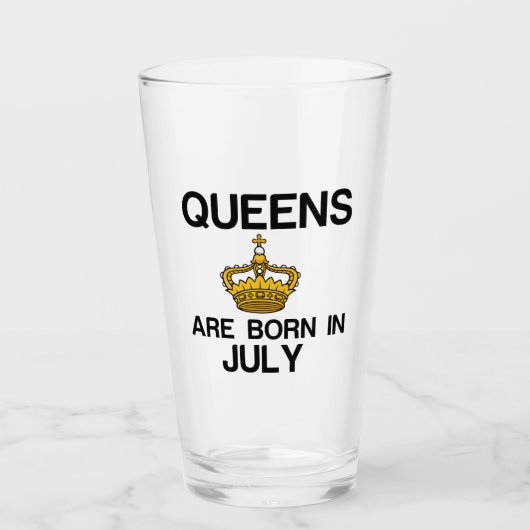 IN JULI GEBOREN QUEENS GLAS (Voorkant)