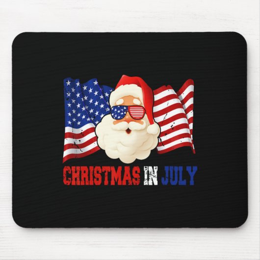 In juli Hawaiian Santa American Pride 4 juli Muismat (Voorkant)