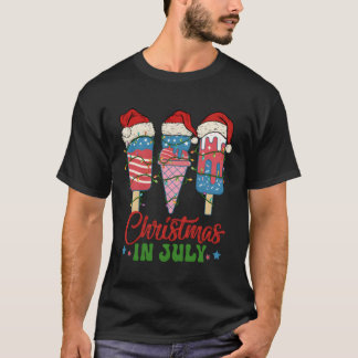 In Juli Ice Poppen in Santa Familie T-shirt