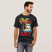 In Juli Zomer Santa T-shirt (Voorkant volledig)