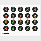 In Juneteenth 1865 Pride Black African Ronde Sticker (Vel)