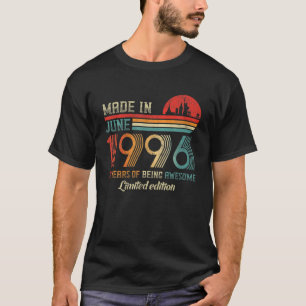 In juni 1996 25 jaar oude 25e verjaardag Appar T-shirt
