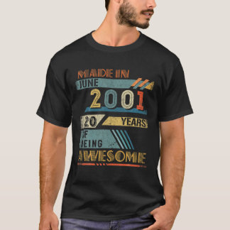 In juni 2001 20 jaar oud 20 jaar oud t-shirt