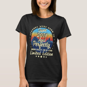 In juni 2014 werden 8 jaar Kinder legers geboren T-shirt
