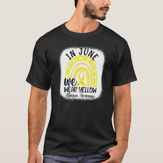 In juni Draag we het bewustzijn van geel lintalbin T-shirt (Voorkant)