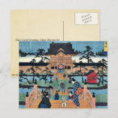 In Kameido Tenmangu shrine door Ando, Hiroshige Briefkaart (Voorkant / Achterkant)