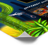 In katheten met het Poster Prickly Pear Posse (Hoek)