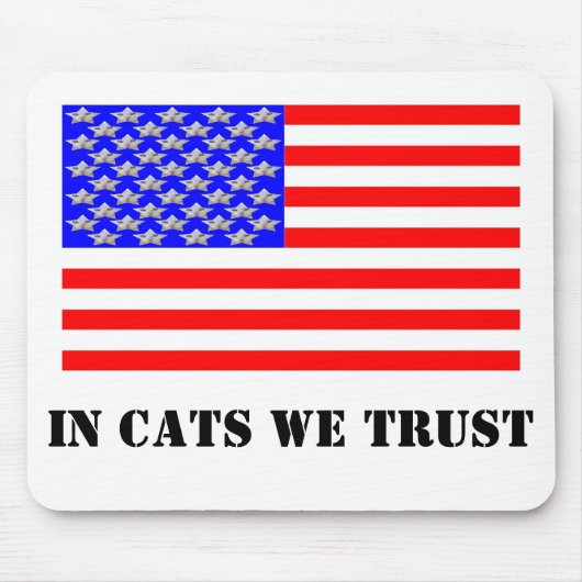 In katten vertrouwen we muismat (Voorkant)