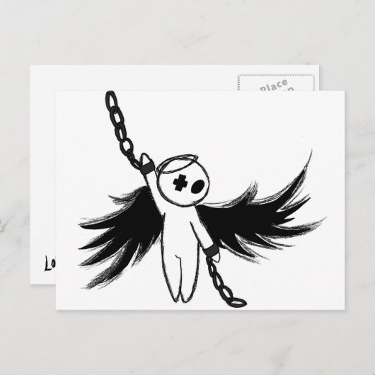 In kettingen briefkaart (Voorkant / Achterkant)