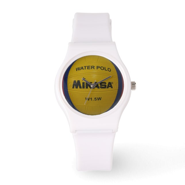 In kind verstelbare bezel Water Polo Watch Horloge (Voorkant)