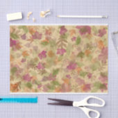 In kleur lekt de herfst tissuepapier (Craft)