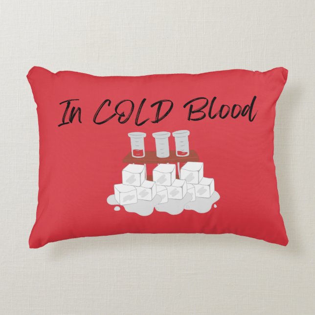 In koelen bloede True Crime Accent Pillow Kussen (Voorkant)