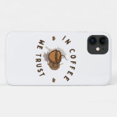 In koffie vertrouwen we grappig Case-Mate iPhone case (Achterkant (horizontaal))