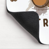 In koffie vertrouwen we grappig muismat (Hoek)