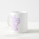 In koffie vertrouwen we koffiemok (Voorkant links)