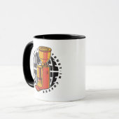 In koffie vertrouwen we mok (Voorkant links)
