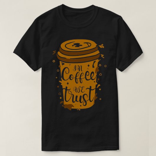 In koffie vertrouwen we op Coffe minnaar en Barist T-shirt (Design voorkant)