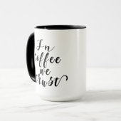 In koffie vertrouwen we op het ontwerp van de typo mok (Voorkant links)