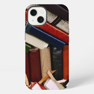 In leer gebonden journaals iPhone 13 hoesje