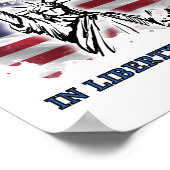 In Liberty vertrouwen we Poster (Hoek)