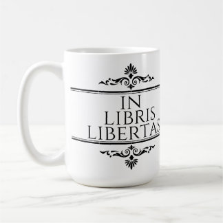 In Libris Libertas - In Books Freedom Koffiemok