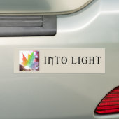 In lichte Bumpersticker (Op auto)