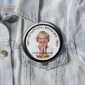 IN LICHTIG GEHEUGEN. Foto-Button personaliseren Ronde Button 4,0 Cm (In situ)