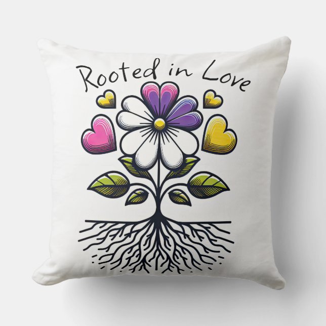 In liefde bevochten kussen (Voorkant)