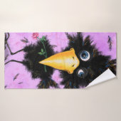 In Liefde Crow Bad handdoek Grappig (Badhanddoek)
