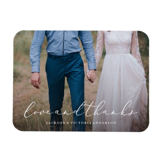 In Liefde Dank je Magnet Magneet (Horizontaal)