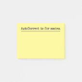 In liefde/haat met AutoCorrect Post-it® Notes (Voorkant)