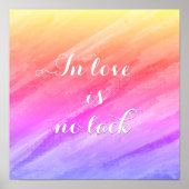 In liefde is geen gebrek aan aanmoediging poster (Voorkant)