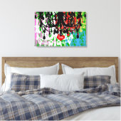In Liefde Kroonluchter ~ 24x16 Canvas .75" Dik (Insitu (Slaapkamer))