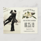 In Liefde -  Magnolia foto Save the Date Aankondigingskaart (Voorkant)