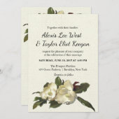 In Liefde -  Magnolia Grandiflora bruiloft Kaart (Voorkant / Achterkant)