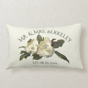 In Liefde -  Magnolias Custom Wedding Gift Kussen