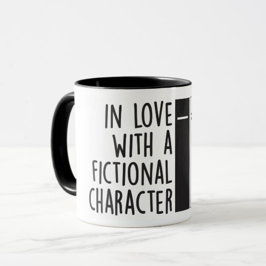 In Liefde met een Fictional Character Coffee Mok (Voorkant links)