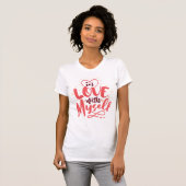 In liefde met mijn eigen anti-Valentijnsdag Quote  T-shirt (Voorkant volledig)