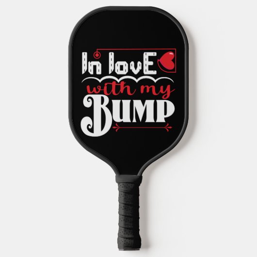 In liefde met mijn Valentijn Pickleball Paddle (Voorkant)