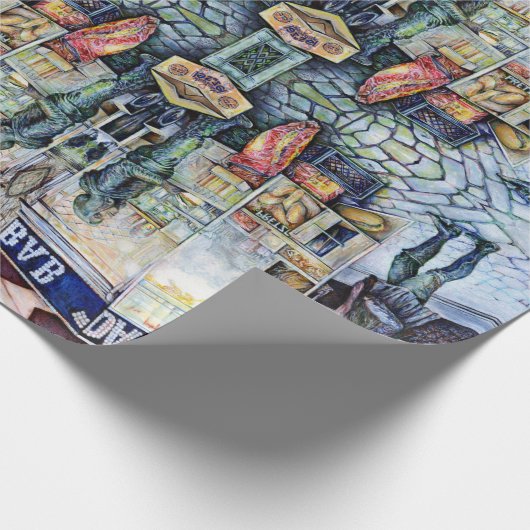 In liefde met problemen en in problemen met liefde cadeaupapier (Hoek)