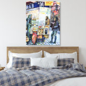 In liefde met problemen en in problemen met liefde canvas afdruk (Insitu (Slaapkamer))