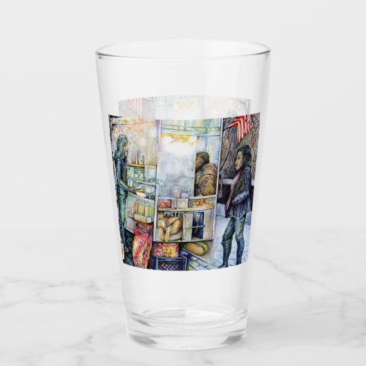 In liefde met problemen en in problemen met liefde glas (Voorkant)