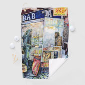 In liefde met problemen en in problemen met liefde golfhanddoek (Insitu)