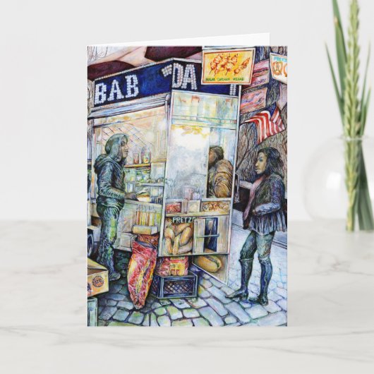 In liefde met problemen en in problemen met liefde kaart (Voorkant)