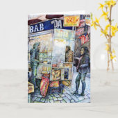 In liefde met problemen en in problemen met liefde kaart (Gele Bloem)