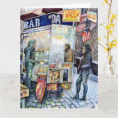 In liefde met problemen en in problemen met liefde kaart (Gele Bloem)