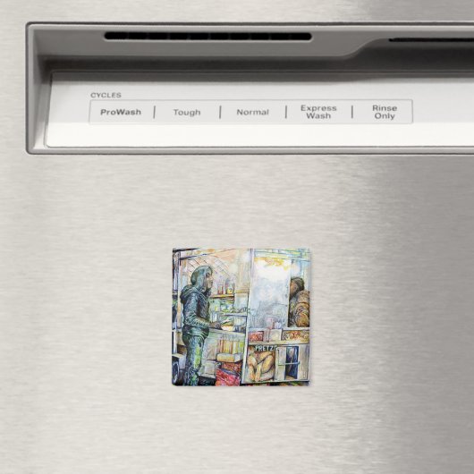 In liefde met problemen en in problemen met liefde magneet (Insitu (Vaatwasser))