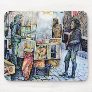 In liefde met problemen en in problemen met liefde muismat