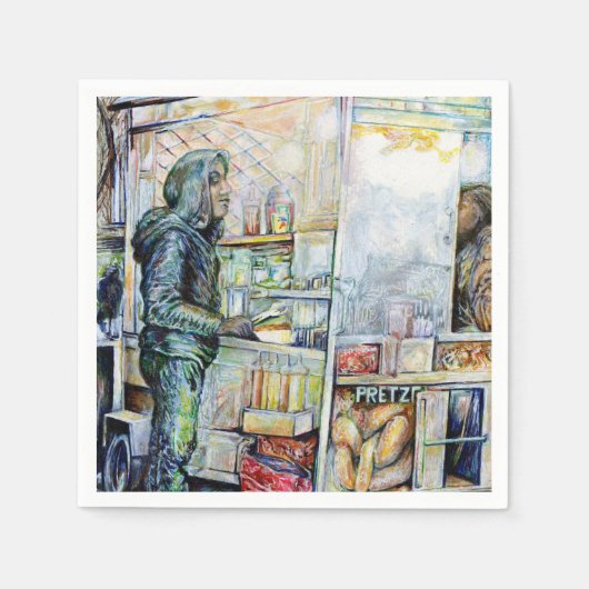 In liefde met problemen en in problemen met liefde servet (Voorkant)